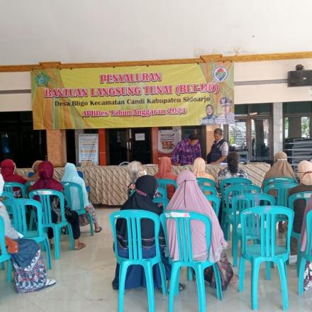 Penyaluran BLT DD (Bantuan Langsung Tunai Dana Desa) Tahap III Bln. JUL s.d SEP 2024 Desa Bligo 